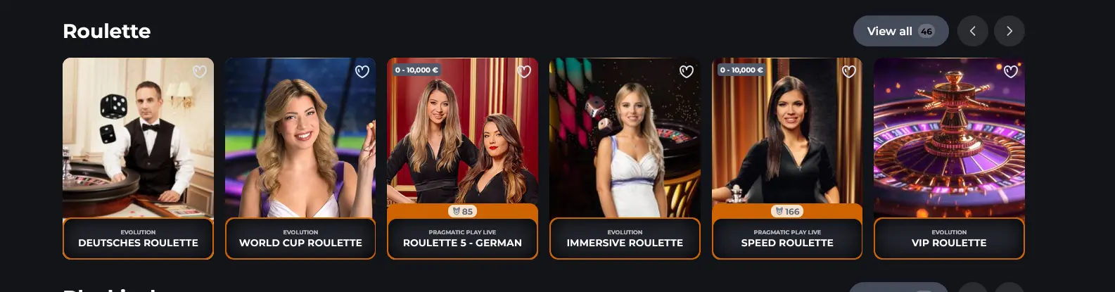 Živá ruleta Corgibet Casino od Evolution Gaming